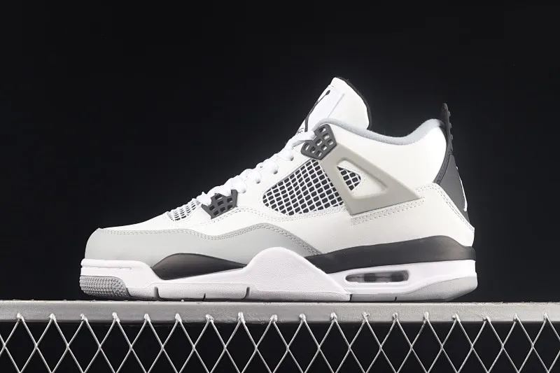 All categories Air Jordan Jordan series basketball shoes Air Jordan 4 Air Jordan 4 Retro GS "Light Smoke Grey" AJ4 Joe 4 white smoke gray basketball shoes CT8527-021